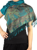 NYFASHION101 Women's Large Soft Embroidered Elephant Scarf Shawl Wrap