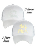 C.C Ponycap Color Changing Embroidered Quote Adjustable Trucker Baseball Cap, Dog Mom
