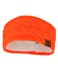 C.C Soft Stretch Winter Warm Cable Knit Fuzzy Lined Ear Warmer Headband