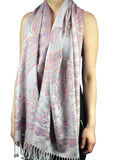 NYFASHION101 Women's Large Soft Paisley Floral Pattern Scarf Shawl Wrap