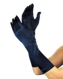 NYFASHION101 Solid Color Elegant Formal Arm Length Satin Gloves