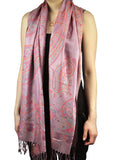 NYFASHION101 Women's Large Soft Paisley Floral Pattern Scarf Shawl Wrap