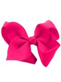 NYFASHION101 Toddlers' Girls' Smooth Grosgrain Ribbon Bow Alligator Clip