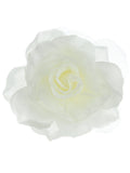 Women's Multifunction Rose Flower Sheer Petal Brooch Pin Hair Tie Clip By The Dozen