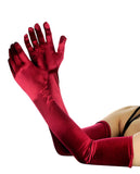 NYFASHION101 Women's Classic Long Opera Length Satin Gloves 16BL
