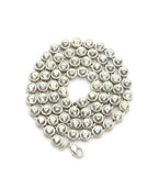 Hip-Hop Rapper's Style 7mm 22" Acrylic Stone Chain Necklace