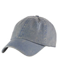 D&Y Unisex Snow Washed Distressed Cotton Twill Precurved Bill Baseball Cap