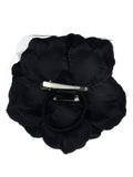 Women's Multifunction Rose Flower Sheer Petal Brooch Pin Hair Tie Clip
