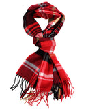 D&Y Unisex Classic Softer Than Cashmere Plaid Fringe End Scarf
