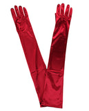 NYFASHION101 Women's Classic Long Opera Length Satin Gloves 16BL