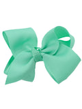 NYFASHION101 Toddlers' Girls' Smooth Grosgrain Ribbon Bow Alligator Clip