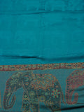 NYFASHION101 Women's Large Soft Embroidered Elephant Scarf Shawl Wrap