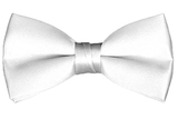 NYFASHION101 Men's Solid Color Adjustable Pre-Tied Bow Tie
