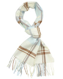 D&Y Unisex Classic Softer Than Cashmere Plaid Fringe End Scarf