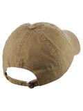 D&Y Unisex Snow Washed Distressed Cotton Twill Precurved Bill Baseball Cap