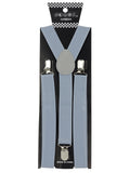 NYFASHION101 Men's Elastic Adjustable Trouser Braces Y Back Suspenders
