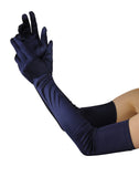 NYFASHION101 Women's Classic Long Opera Length Satin Gloves 16BL
