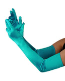NYFASHION101 Women's Classic Long Opera Length Satin Gloves 16BL