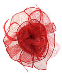 NYFASHION101 Cocktail Formal Party Face Veil Floral Mesh Fascinator Headband