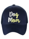 C.C Ponycap Color Changing Embroidered Quote Adjustable Trucker Baseball Cap, Dog Mom