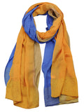 NYFASHION101 Women's Multicolor Sheer Metallic End Scarf Shawl Wrap