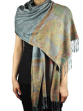 NYFASHION101 Women's Large Soft Embroidered Elephant Scarf Shawl Wrap