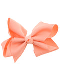 NYFASHION101 Toddlers' Girls' Smooth Grosgrain Ribbon Bow Alligator Clip