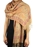 NYFASHION101 Women's Large Soft Paisley Floral Pattern Scarf Shawl Wrap