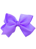 NYFASHION101 Toddlers' Girls' Smooth Grosgrain Ribbon Bow Alligator Clip