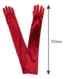 NYFASHION101 Women's Classic Long Opera Length Satin Gloves 16BL