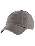 D&Y Unisex Snow Washed Distressed Cotton Twill Precurved Bill Baseball Cap