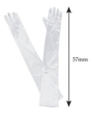 NYFASHION101 Women's Classic Long Opera Length Satin Gloves 16BL
