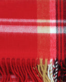 D&Y Unisex Classic Softer Than Cashmere Plaid Fringe End Scarf
