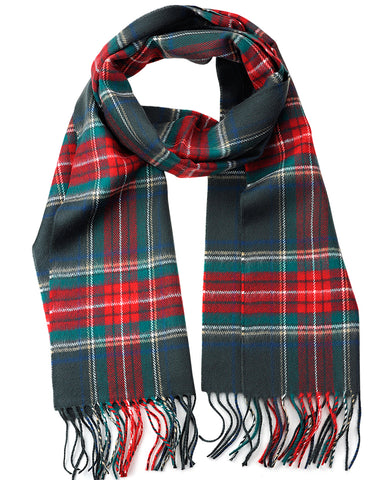 D&Y Unisex Classic Softer Than Cashmere Plaid Fringe End Scarf