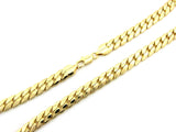 Gold-Tone 9.5mm Miami Cuban Chain Necklace w/ Lobster Clasp