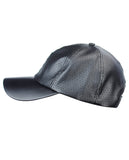 NYFASHION101 Soft PU Leather Perforated Precurved Baseball Cap