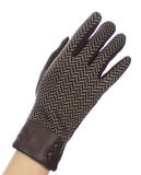 NYfashion101 Exclusive Chevron Pattern Touchscreen Compatible Winter Gloves