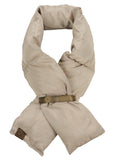 C.C Unisex Soft Slim Warm Insulating Quilted Puffer Scarf Neckwarmer