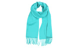 Unisex Classic Softer Than Cashmere Plain Fringe End Scarf