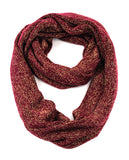 NYfashion101 Soft Warm Acrylic Infinity Scarf w/ Glittered Accent