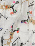 D&Y Christmas Theme Sheer Loop Infinity Scarf