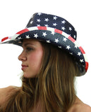 NYFASHION101 USA American Flag Patriotic Cowboy Cowgirl Hat