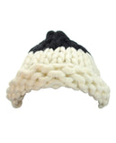 NYfashion101 Two Tone Handmade Big Chunky Loop Helsinski Hat Beanie