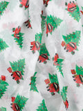 D&Y Christmas Theme Sheer Loop Infinity Scarf