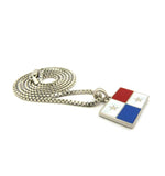 Flag of Panama Micro Pendant with Chain Necklace