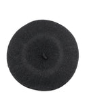 French Style Lightweight Casual Classic Solid Color Wool Beret