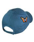 C.C Colorful Embroidered Butterfly Adjustable Precurved Baseball Cap Hat