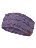 C.C Soft Stretch Winter Warm Cable Knit Fuzzy Lined Ear Warmer Headband