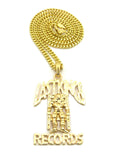 Smooth Polished Last Kings Records Label Pendant w/ 24" Chain Necklaces