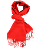 D&Y Unisex Classic Softer Than Cashmere Plain Fringe End Scarf
